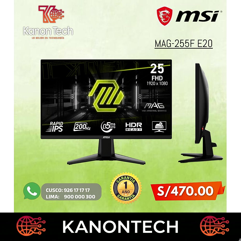 MSI MAG-255F E20
