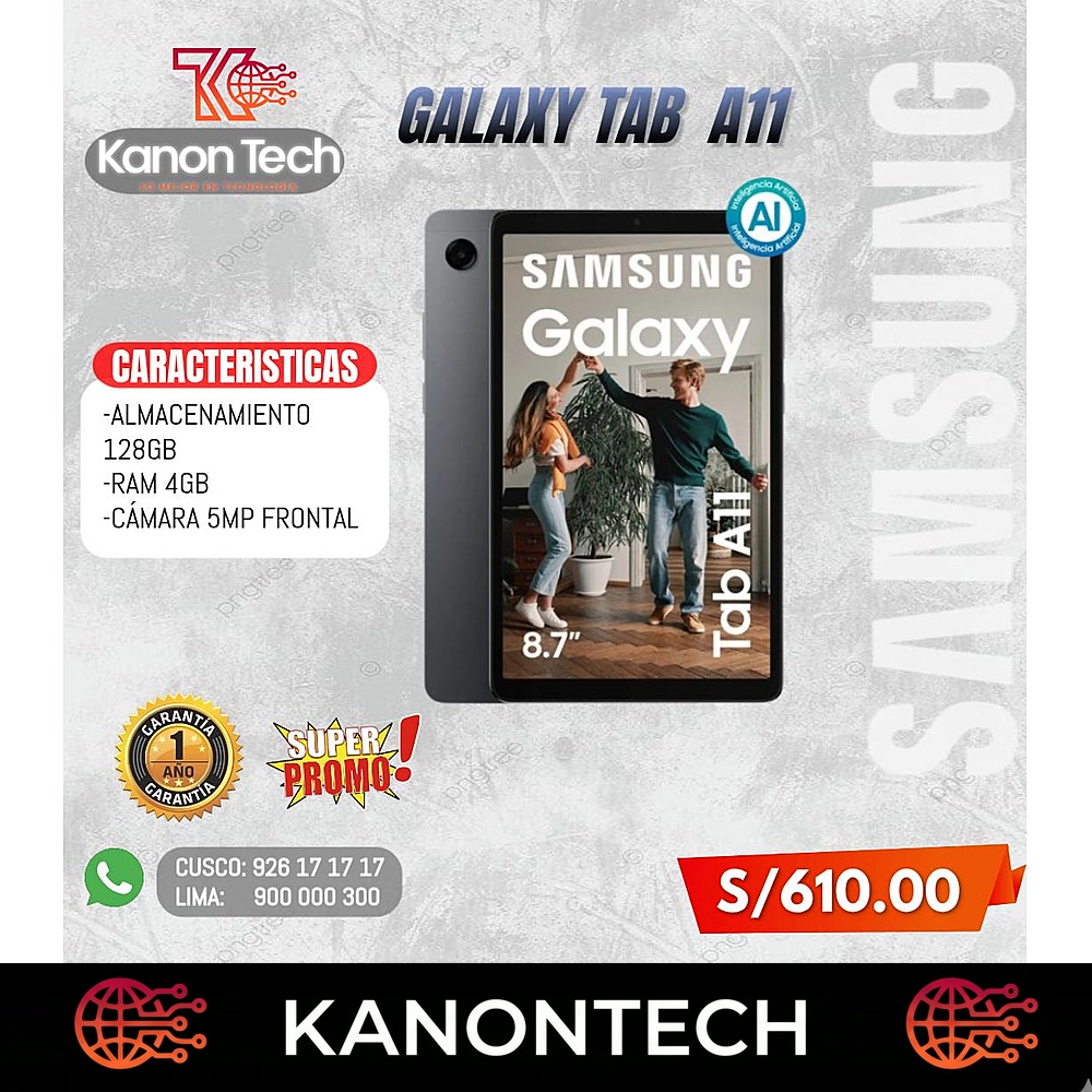 SAMSUNG GALAXY TAB A11