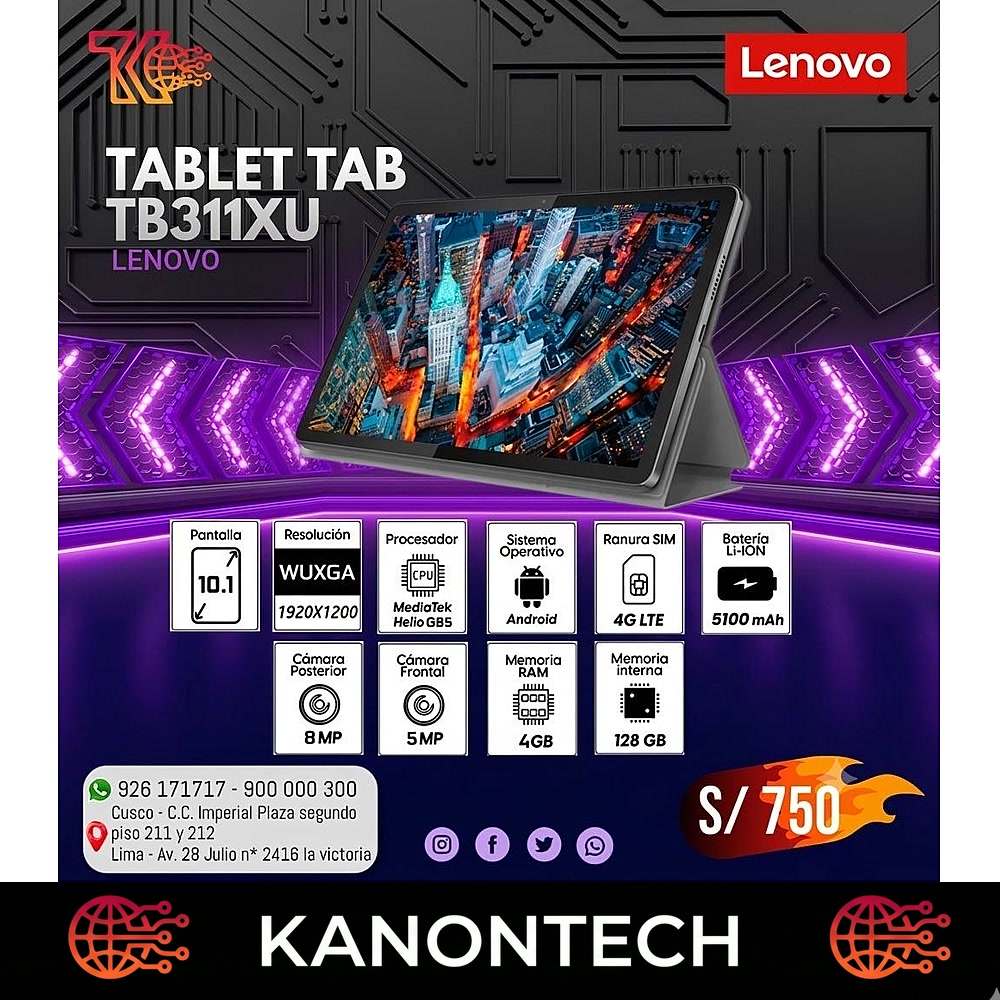 Lenovo TABLET TAB TB311XU