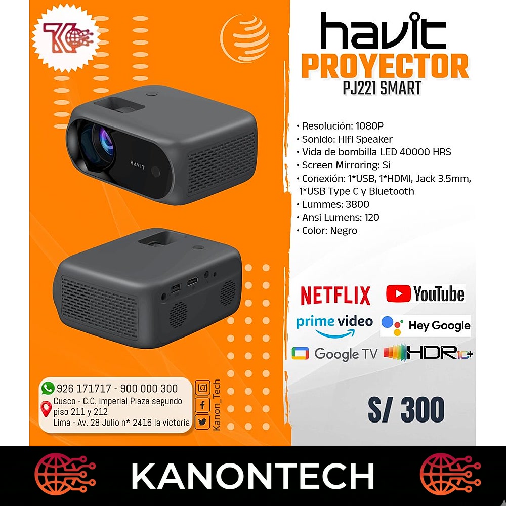havit PROYECTOR PJ221 SMART